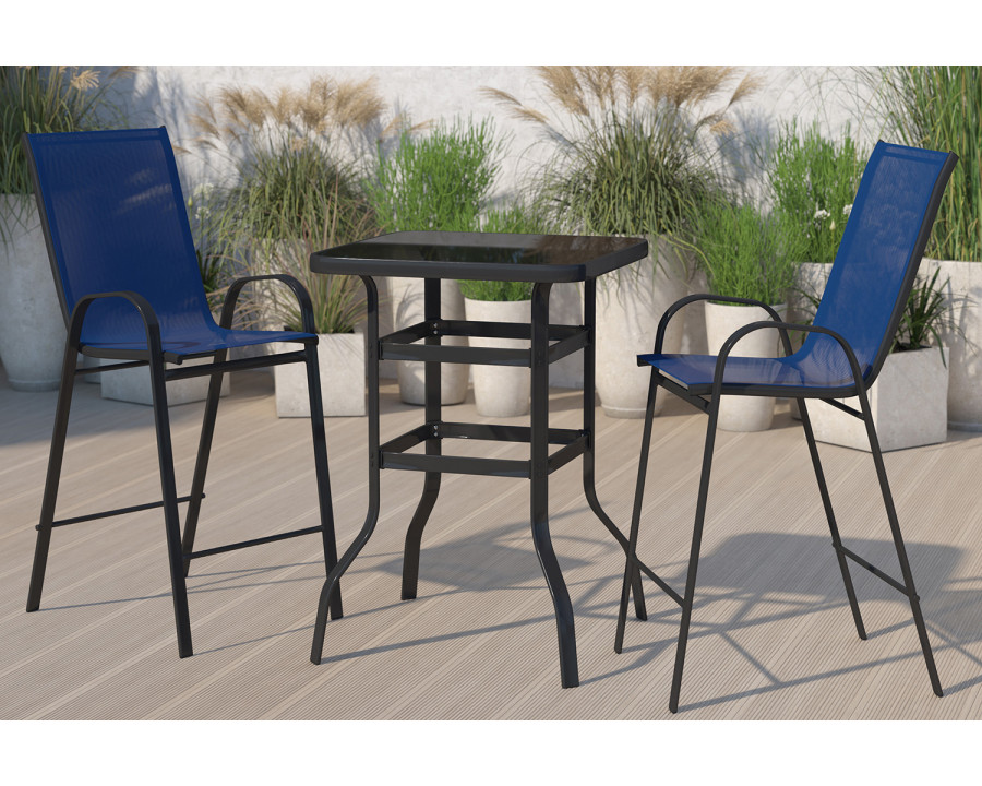 BLNK Brazos Outdoor 2-Person Bistro Dining Set