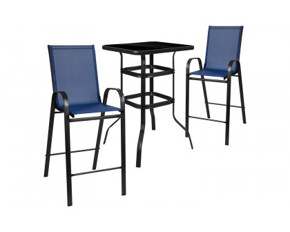 BLNK Brazos Outdoor 2-Person Bistro Dining Set