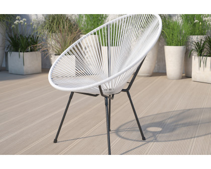 BLNK Valencia Oval Comfort Series Take Ten Papasan Lounge Chair