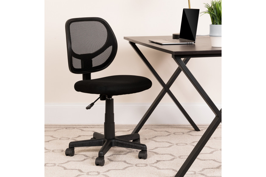 BLNK® Neri Low-Back Mesh Swivel Task Office Chair with Curved