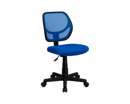 BLNK Neri Low-Back Mesh Swivel Task Office Chair with Curved Square Back