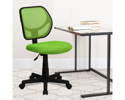 BLNK Neri Low-Back Mesh Swivel Task Office Chair with Curved Square Back