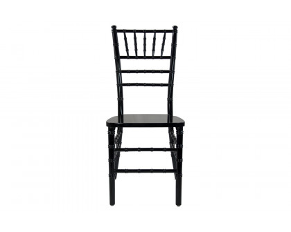 BLNK Advantage Wood Chiavari Chair - Black