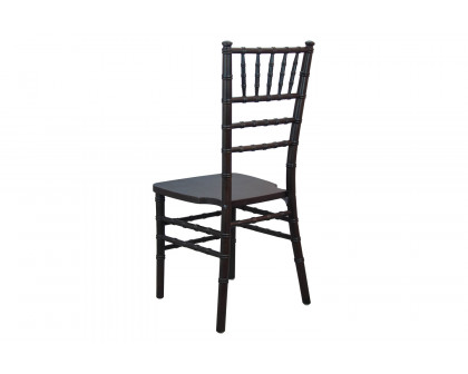 BLNK Advantage Wood Chiavari Chair - Coffee