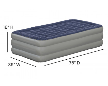 BLNK Kellos Kellos Air Mattress with Internal Electric Pump and Carrying Case - Twin Size