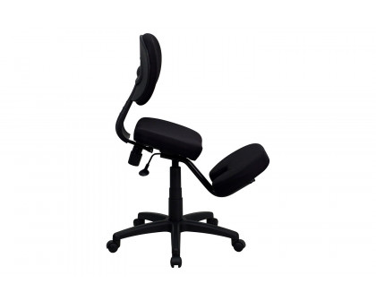 BLNK - Tatum Fabric Mobile Ergonomic Kneeling Posture Task Office Chair with Back