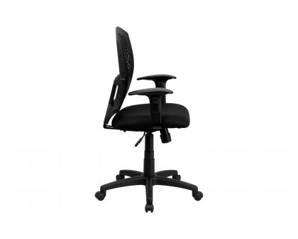 BLNK Moss Fabric Mid-Back Designer Swivel Task Office Chair