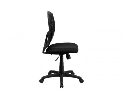 BLNK Moss Fabric Mid-Back Designer Swivel Task Office Chair