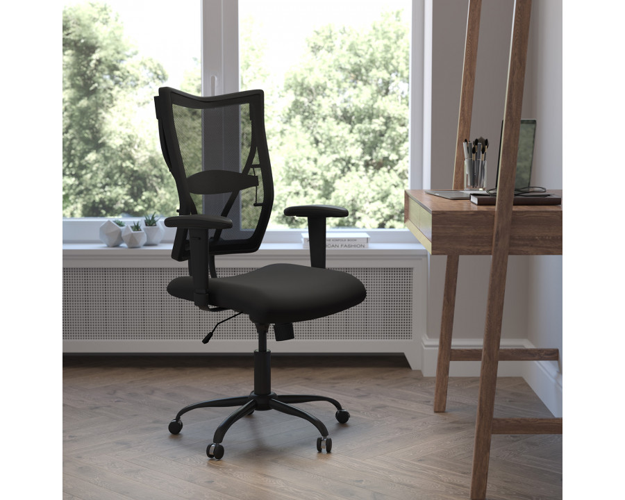 BLNK - HERCULES Series Mesh Executive Swivel Ergonomic Office Chair with Adjustable Arms