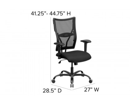 BLNK - HERCULES Series Mesh Executive Swivel Ergonomic Office Chair with Adjustable Arms