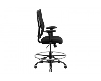 BLNK - HERCULES Series Mesh Ergonomic Drafting Chair with Adjustable Arms