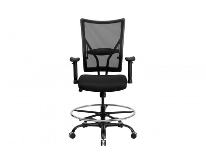 BLNK - HERCULES Series Mesh Ergonomic Drafting Chair with Adjustable Arms