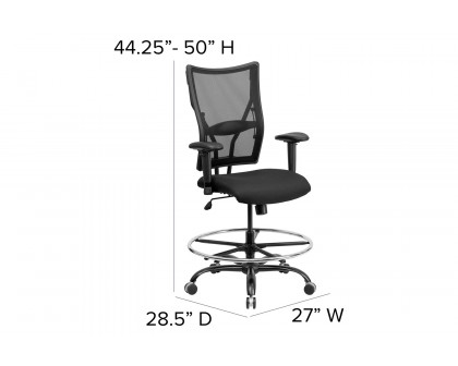 BLNK - HERCULES Series Mesh Ergonomic Drafting Chair with Adjustable Arms