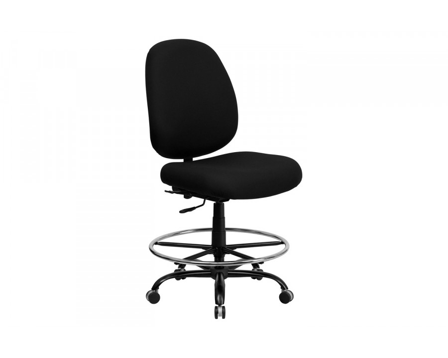 BLNK - HERCULES Series Fabric Ergonomic Drafting Chair with Adjustable Back Height