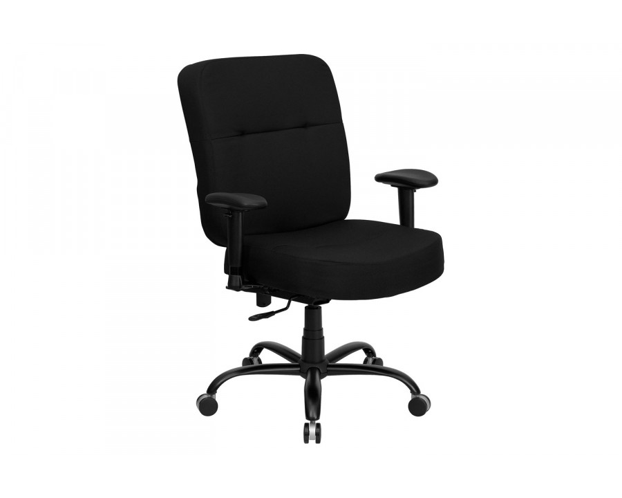 BLNK - HERCULES Series Fabric Rectangular Back Ergonomic Office Chair with Arms