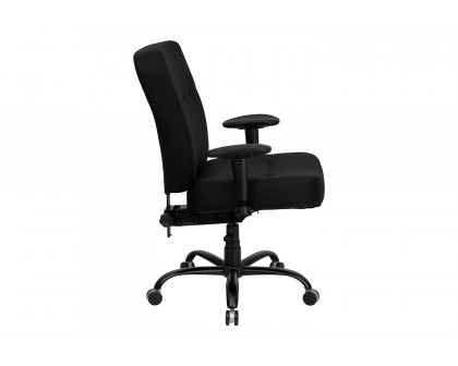 BLNK - HERCULES Series Fabric Rectangular Back Ergonomic Office Chair with Arms