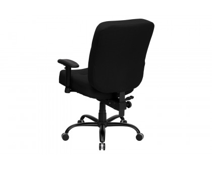 BLNK - HERCULES Series Fabric Rectangular Back Ergonomic Office Chair with Arms