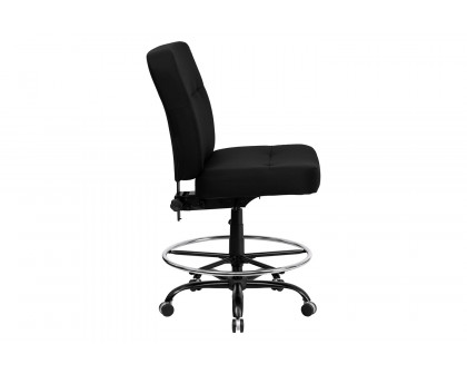 BLNK - HERCULES Series Fabric Ergonomic Drafting Chair with Rectangular Back