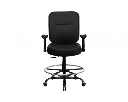 BLNK - HERCULES Series LeatherSoft Ergonomic Drafting Chair with Adjustable Arms