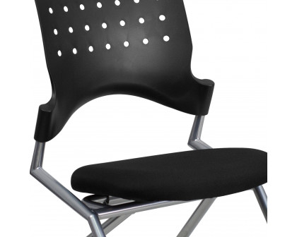 BLNK™ Galaxy Fabric Mobile Nesting Chair with Black Seat