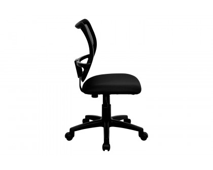 BLNK Alber Mid-Back Mesh Swivel Task Office Chair - Black