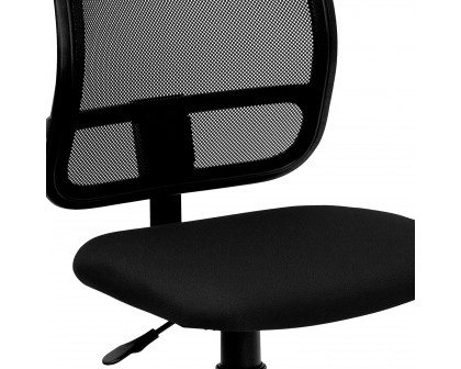 BLNK Alber Mid-Back Mesh Swivel Task Office Chair - Black