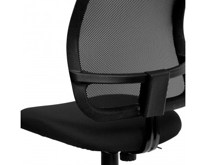 BLNK Alber Mid-Back Mesh Swivel Task Office Chair - Black