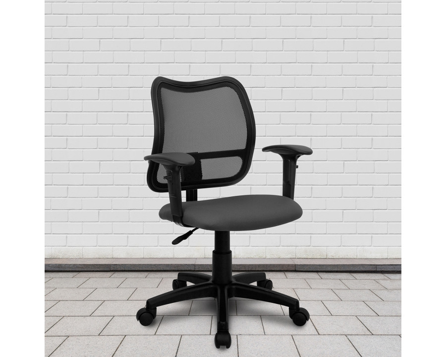 BLNK Alber Mid-Back Mesh Swivel Task Office Chair