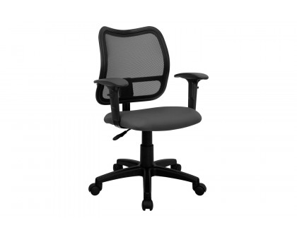 BLNK Alber Mid-Back Mesh Swivel Task Office Chair