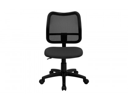 BLNK Alber Mid-Back Mesh Swivel Task Office Chair - Gray