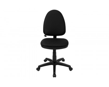 BLNK Linus Fabric Mid-Back Multifunction Swivel Ergonomic Task Office Chair with Adjustable Lumbar Support