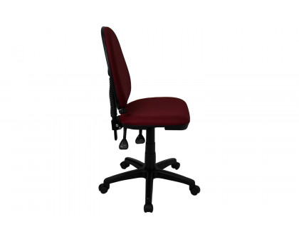 BLNK Fabric Mid-Back Multifunction Swivel Ergonomic Task Office Chair with Adjustable Lumbar Support