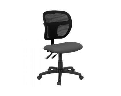 BLNK Mid-Back Mesh Swivel Task Office Chair with Back Height Adjustment