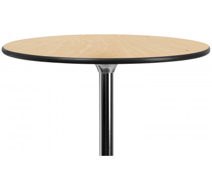 BLNK™ Lars Round Wood Cocktail Table - 24"D