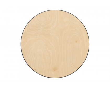 BLNK™ Lars Round Wood Cocktail Table - 24"D