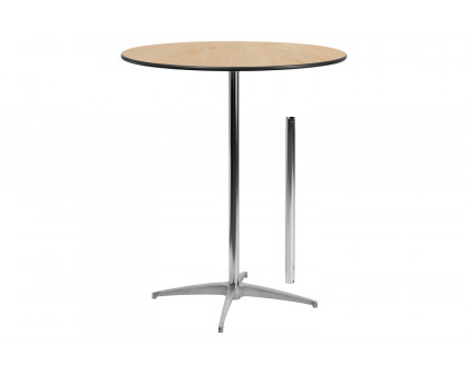 BLNK™ Lars Round Wood Cocktail Table - 36"D