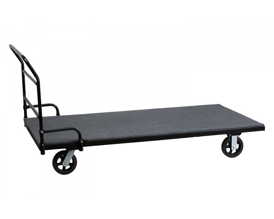 BLNK - Neena Folding Table Dolly with Carpeted Platform for Rectangular Tables