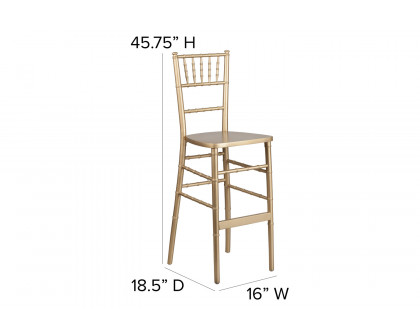 BLNK HERCULES Series Wood Chiavari Bar Stool