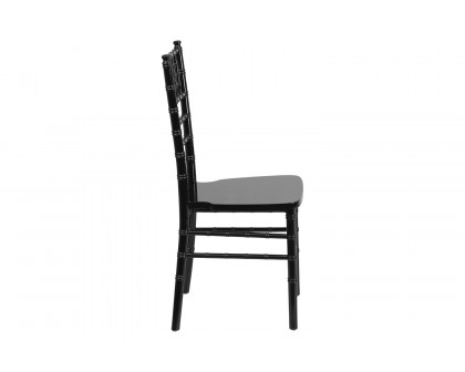 BLNK HERCULES Series Wood Chiavari Chair - Black