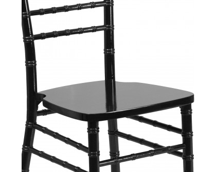 BLNK HERCULES Series Wood Chiavari Chair - Black