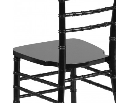 BLNK HERCULES Series Wood Chiavari Chair - Black