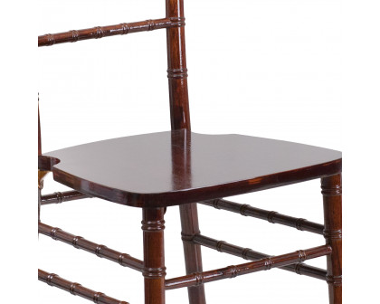 BLNK HERCULES Series Wood Chiavari Chair - Fruitwood