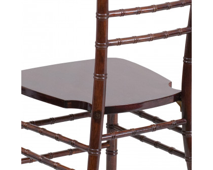 BLNK HERCULES Series Wood Chiavari Chair - Fruitwood