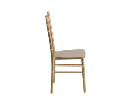 BLNK HERCULES Series Wood Chiavari Chair - Gold