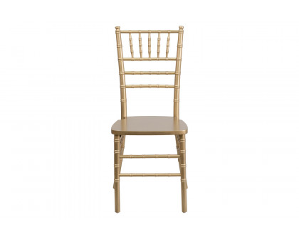 BLNK HERCULES Series Wood Chiavari Chair - Gold