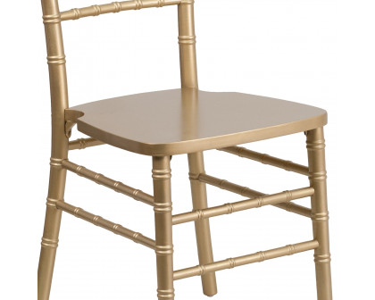 BLNK HERCULES Series Wood Chiavari Chair - Gold