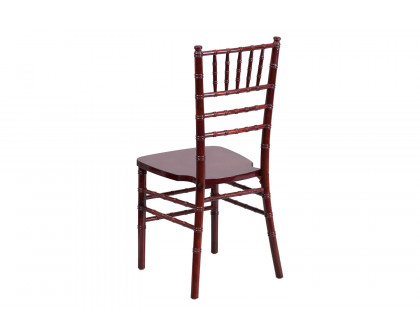 BLNK HERCULES Series Wood Chiavari Chair - Mahogany