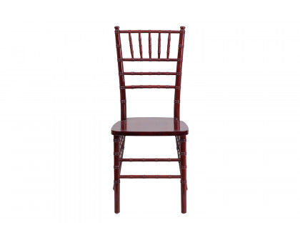 BLNK HERCULES Series Wood Chiavari Chair - Mahogany