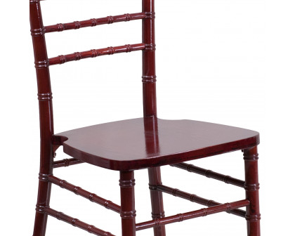 BLNK HERCULES Series Wood Chiavari Chair - Mahogany