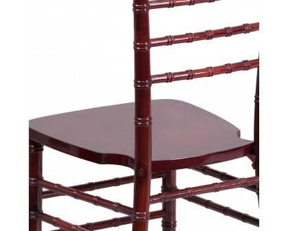 BLNK HERCULES Series Wood Chiavari Chair - Mahogany